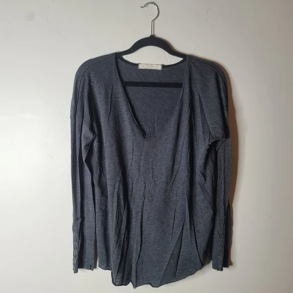 We the Free Sienna Snap Sleeve Tee Size XS - Picture 2 of 6